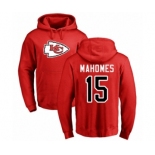 NFL Women's Nike Kansas City Chiefs #15 Patrick Mahomes Ash Backer Pullover Hoodie