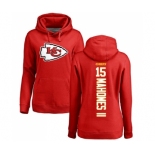 NFL Women's Nike Kansas City Chiefs #15 Patrick Mahomes II Red Backer Pullover Hoodie