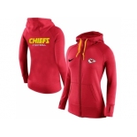 Women Nike Kansas City Chiefs Full-Zip Performance Hoodie Red