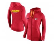 Women Nike Kansas City Chiefs Full-Zip Performance Hoodie Red