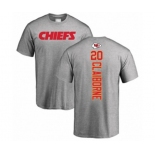 Football Kansas City Chiefs #20 Morris Claiborne Ash Backer T-Shirt