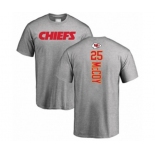 Football Kansas City Chiefs #25 LeSean McCoy Ash Backer T-Shirt