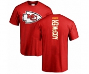 Football Kansas City Chiefs #25 LeSean McCoy Red Backer T-Shirt