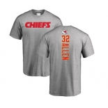 Football Kansas City Chiefs #32 Marcus Allen Ash Backer T-Shirt