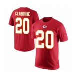 Football Men's Kansas City Chiefs #20 Morris Claiborne Red Rush Pride Name & Number T-Shirt