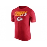 Men's Kansas City Chiefs Nike Red Legend Staff Practice Performance T-Shirt