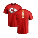 NFL Nike Kansas City Chiefs #10 Tyreek Hill Red Backer T-Shirt