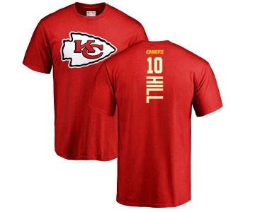 NFL Nike Kansas City Chiefs #10 Tyreek Hill Red Backer T-Shirt