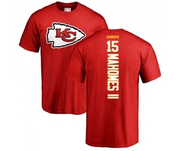 NFL Nike Kansas City Chiefs #15 Patrick Mahomes II Red Backer T-Shirt