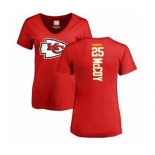 Football Women's Kansas City Chiefs #25 LeSean McCoy Red Backer T-Shirt