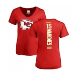 NFL Women's Nike Kansas City Chiefs #15 Patrick Mahomes II Red Backer T-Shirt