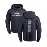 Football Seattle Seahawks #37 Quandre Diggs Navy Blue Backer Pullover Hoodie