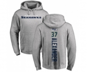 Football Seattle Seahawks #37 Shaun Alexander Ash Backer Pullover Hoodie