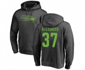 Football Seattle Seahawks #37 Shaun Alexander Ash One Color Pullover Hoodie