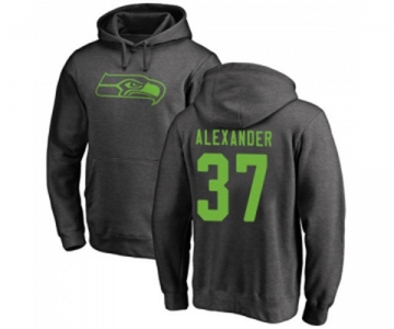 Football Seattle Seahawks #37 Shaun Alexander Ash One Color Pullover Hoodie