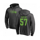 Football Seattle Seahawks #57 Cody Barton Ash One Color Pullover Hoodie