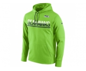 Men's Seattle Seahawks Nike Sideline Circuit Green Pullover Hoodie