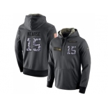 NFL Men's Nike Seattle Seahawks #15 Jermaine Kearse Stitched Black Anthracite Salute to Service Player Performance Hoodie