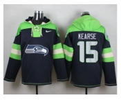 Nike Seattle Seahawks #15 Jermaine Kearse Steel Blue Player Pullover Hoodie