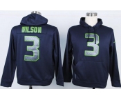 nike nfl jerseys seattle seahawks #3 wilson blue[pullover hooded sweatshirt]