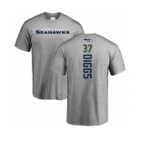 Football Seattle Seahawks #37 Quandre Diggs Ash Backer T-Shirt