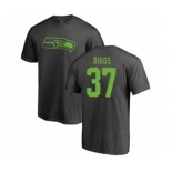 Football Seattle Seahawks #37 Quandre Diggs Ash One Color T-Shirt