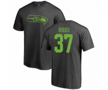 Football Seattle Seahawks #37 Quandre Diggs Ash One Color T-Shirt