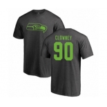 Football Seattle Seahawks #90 Jadeveon Clowney Ash One Color T-Shirt