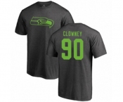 Football Seattle Seahawks #90 Jadeveon Clowney Ash One Color T-Shirt