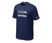 Men's Seattle Seahawks Nike Cardinal Facility T-Shirt D.Blue