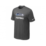 Men's Seattle Seahawks Nike Cardinal Facility T-Shirt D.Grey