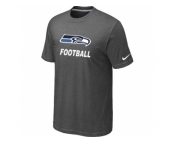 Men's Seattle Seahawks Nike Cardinal Facility T-Shirt D.Grey