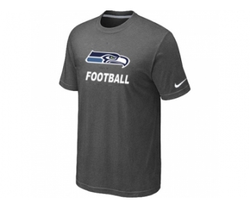 Men's Seattle Seahawks Nike Cardinal Facility T-Shirt D.Grey