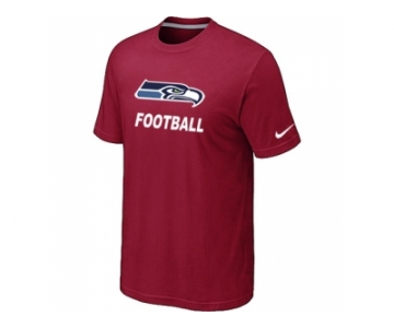 Men's Seattle Seahawks Nike Cardinal Facility T-Shirt Red