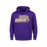 Men''s Minnesota Vikings Majestic Purple 2015 NFC North Division Champions Pullover Hoodie