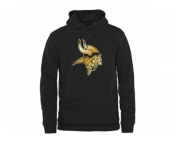 Men''s Minnesota Vikings Pro Line Black Gold Collection Pullover Hoodie