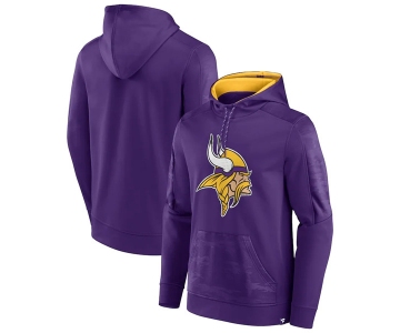 Men's Minnesota Vikings Purple On The Ball Pullover Hoodie