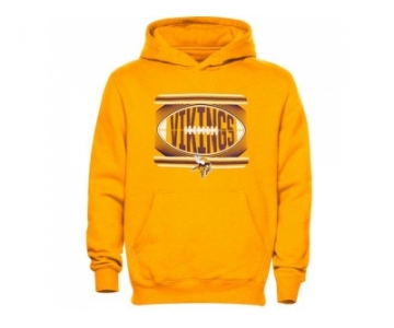 Minnesota Vikings Gold Meshed Fleece Hoodie