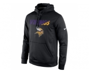 Minnesota Vikings Nike Black Kick Off Staff Performance Pullover Hoodie