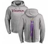 NFL Nike Minnesota Vikings #31 Ameer Abdullah Ash Backer Pullover Hoodie