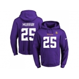 Nike Minnesota Vikings #25 Latavius Murray Purple Name & Number Pullover NFL Hoodie