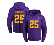 Nike Minnesota Vikings #25 Latavius Murray Purple(Gold No.) Name & Number Pullover NFL Hoodie