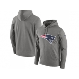 Men New England Patriots Nike Gray Circuit Logo Essential Performance Pullover Hoodie