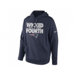 New England Patriots Nike Navy Blue Super Bowl XLIX Champions Celebration Multi Champs Slogan Pullover Hoodie