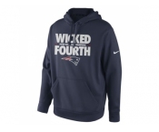 New England Patriots Nike Navy Blue Super Bowl XLIX Champions Celebration Multi Champs Slogan Pullover Hoodie