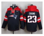 Nike New England Patriots #23 Patrick Chung Navy Blue Player Pullover NFL Hoodie