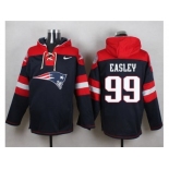 Nike New England Patriots #99 Dominique Easley Navy Blue Player Pullover NFL Hoodie