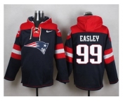 Nike New England Patriots #99 Dominique Easley Navy Blue Player Pullover NFL Hoodie