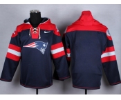 Nike New England Patriots blank red-blue jerseys[pullover hooded sweatshirt]