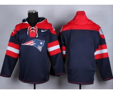 Nike New England Patriots blank red-blue jerseys[pullover hooded sweatshirt]